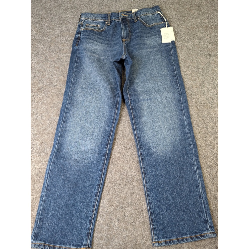 Free Assembly Mid Rise Slim Leg Ankle Jeans Dark Wash Size 0 FA018116FA25L